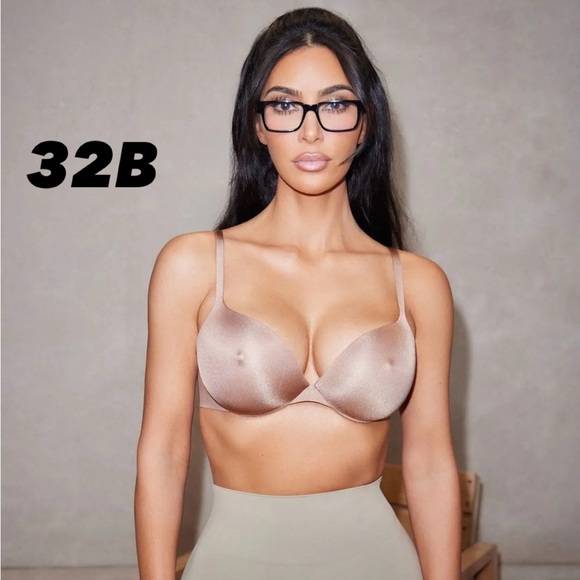 SKIMS Ultimate Push Up Nipple Bra in Sienna 32B NWT NEW - Picture 5 of 5